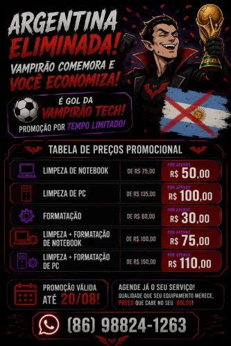 OFEREÇO Serviços de manutenção de notebooks e PCs