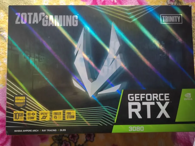 RTX 3080 Zotac Gaming Trinity 10GB GDDR6X com Caixa