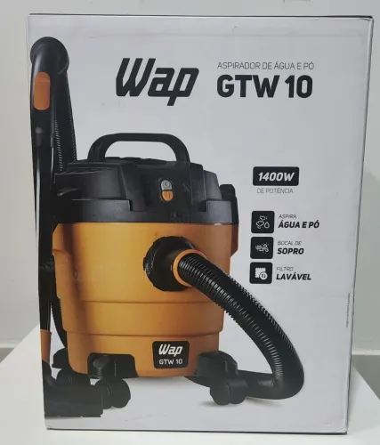 Aspirador de Pó e Água - Potência 1400W - Novo na Caixa - 220V