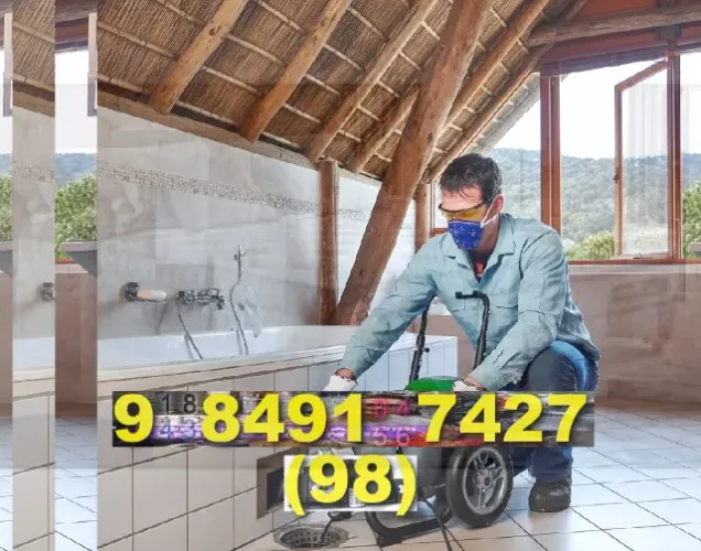 Desentupidora é a solução para o seu problema! Contato: 98?9?8491?7427