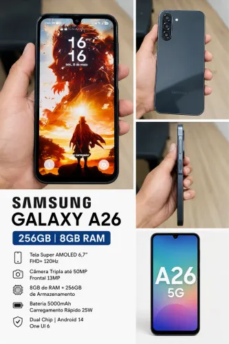 Celular Samsung A26 256GB 8GB de RAM