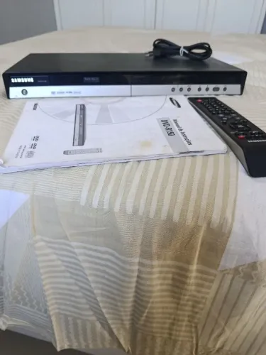 Gravador De DVD Player Samsung DVD-R150 Com Controle E Manual Original (Funcionando)