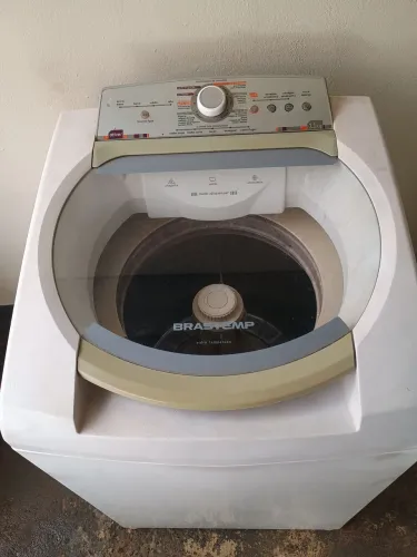 Máquina de lavar roupa Brastemp 11 kg cesto de inox funcionando perfeitamente