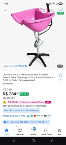 Lavatorio portátil