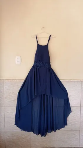 Vestido Azul Escuro.