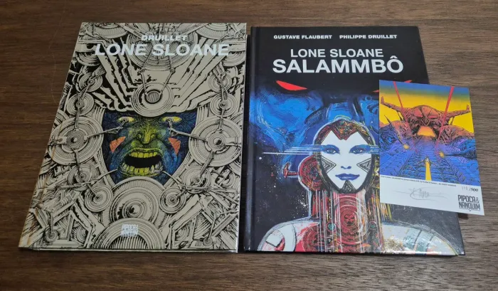 Lone Sloane + Salammbô com autógrafo - Philippe Druillet [Pipoca e Nanquim]