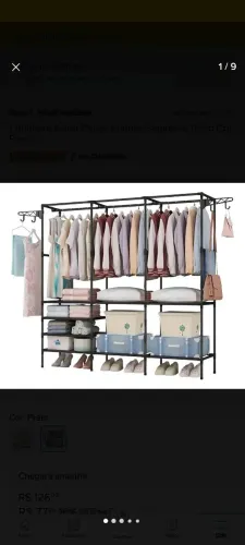Armário/cabideiro/Arara closet