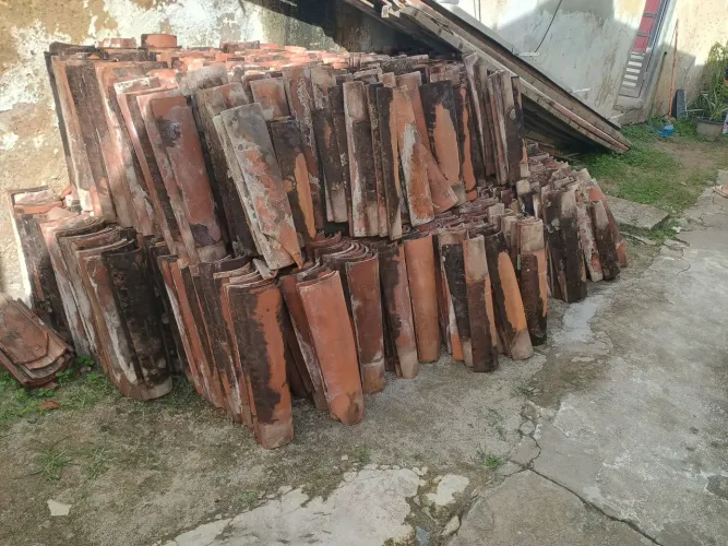 Telha canal usadas