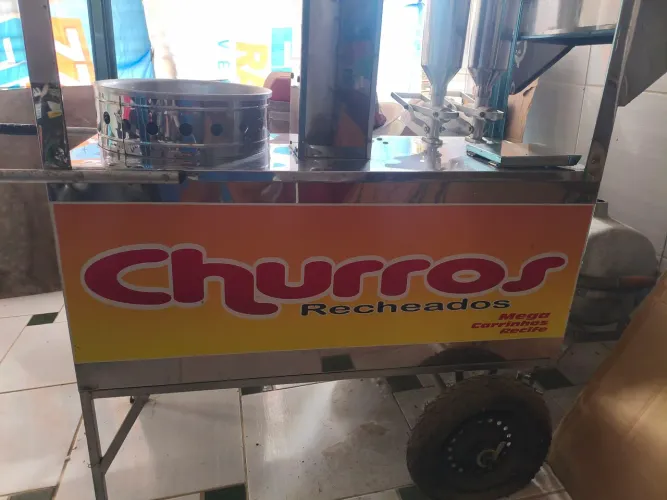 Carrinho de Churros Gourmet Completo Nunca Usado