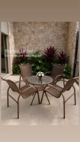 Conjunto de terraço e área