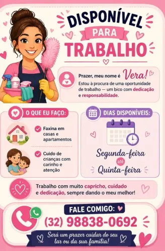 Faxina Profissional em Casas e Apartamentos