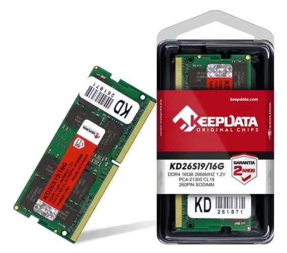 Memória ram Keepdata DDR4 16gb 2666Mhz
