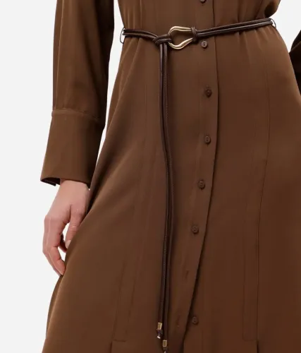 Vestido mide marrom