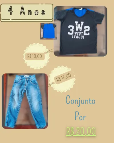Roupa 4 anos