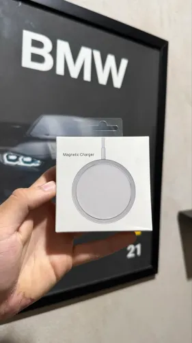 Carregador MagSafe Charger Indução Sem fio 15W