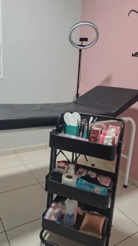 Kit maca, carrinho e luminária