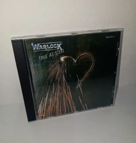 Cd Warlock - True as Steel - importado - Usado em excelente estado