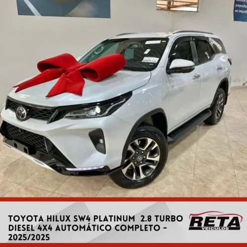 Toyota Hilux SW4 SRX Plat. 4X4 2.8 TB Die. Aut. 2025