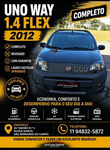 Fiat Uno WAY 1.4 EVO Fire Flex 8V 5P 2012