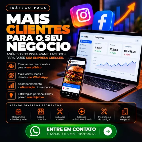 Gestor de Tráfego Pago | Anúncios no Instagram e Facebook