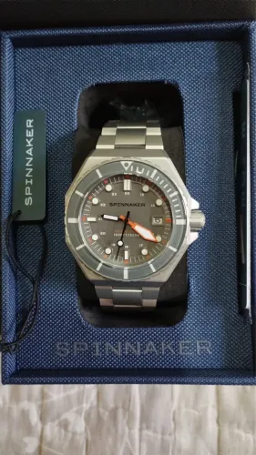 Relógio Automático Spinnaker Original 300m - Estilo Diver Premium
