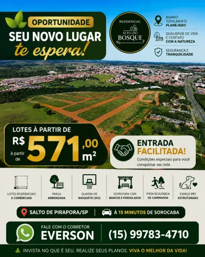 loteamento aberto oportunidade