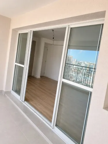 Porta alumínio 4 folhas linha suprema 3,40 X 2,18