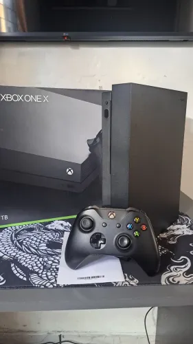 XBOX ONE X 1TB 4K COMPLETO - ACEITO SWITCH