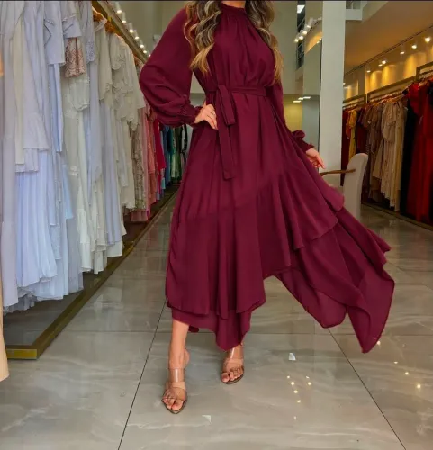Vestido fino e elegante