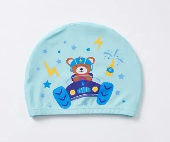 touca de natação infantil carro cool boy: para crianças de 9 a 12 meses c21037