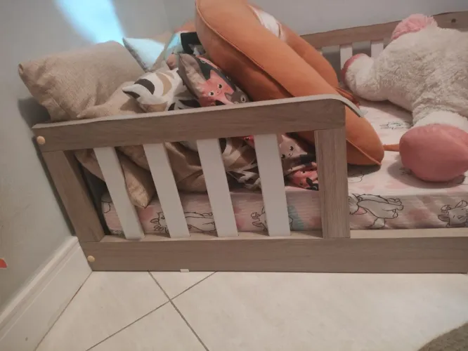 Cama montessoriana solteiro com colchão