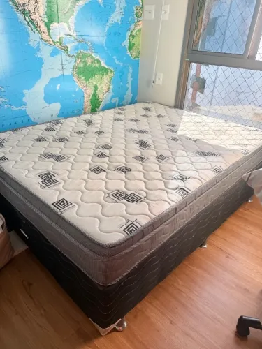 Cama box casal Ortobom