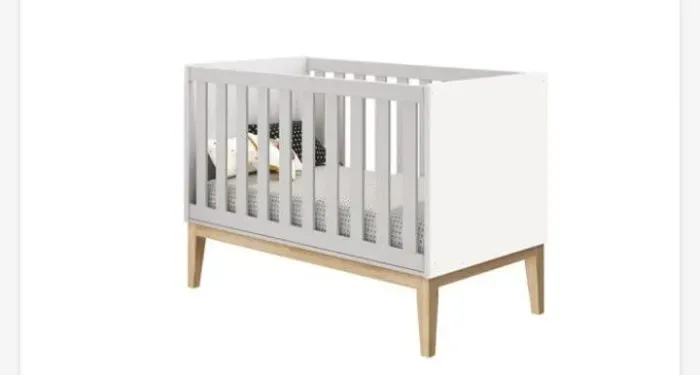 Berço Americano Reller Classic Branco Fosco 11395 - Mini Cama