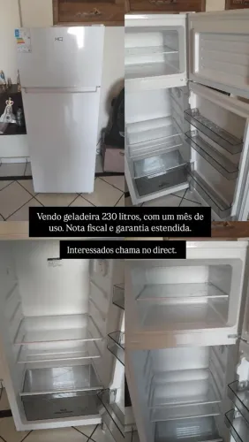 Vendo geladeira 230 litros