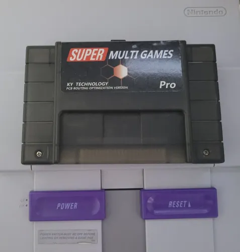 Cartucho Super Multi Games - Super Nintendo