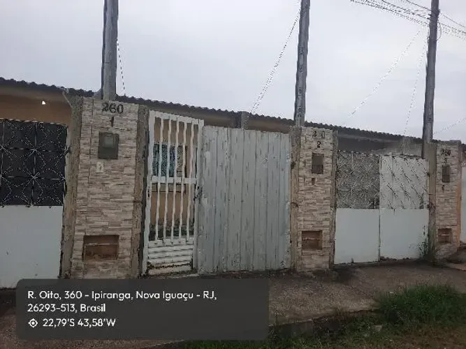Imóvel bem localizado Casa no Ipiranga, Nova Iguacu - RJ, Nº 260, 1 quarto, 1 vaga, 51m²