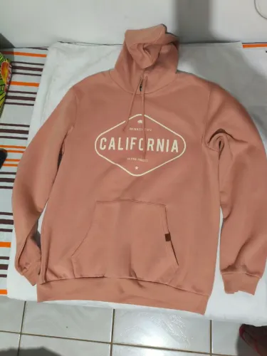 Moletom California Rosa Antigo - Tamanho G (Pouco Uso)