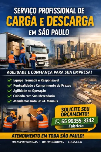 Serviços de Carga e descarga ( Ajudantes)