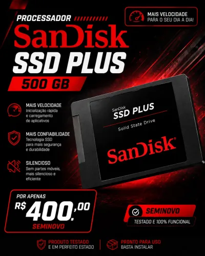 Ssd Sata Sandisk plus
