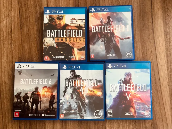 Vendo coleção Battlefield PlayStation
