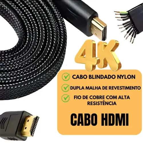 Cabos HDMI 2,3,5 metros