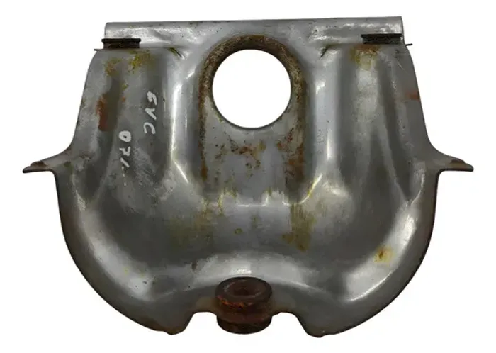 Chapa Protetor Calor Escape Honda Civic 1.8 2007 A 2011 Prateado