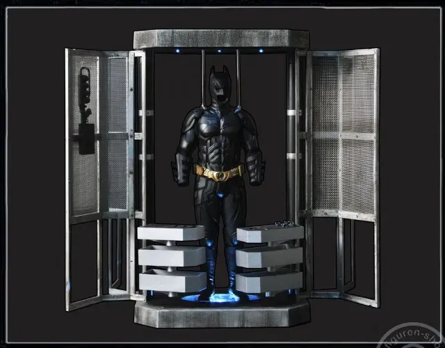 ARMORY BATMAN 1/6 PARA HOT TOYS ARMARIO DE ARMAS SEM CAIXA