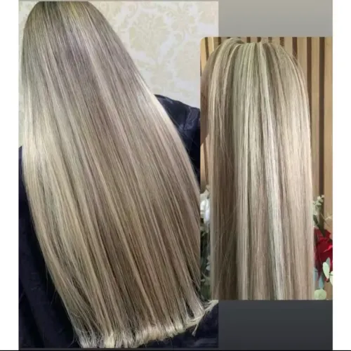 Mega hair russo com cabelo humanizado 