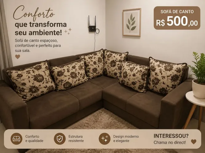 Sofá de canto