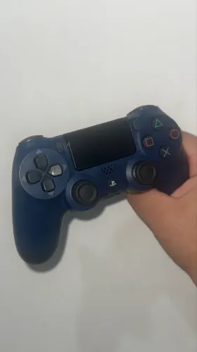 Controle PS4 Sem Fio Azul - Novo, Nunca Usado | Compatível com PS4, PS5 e PC