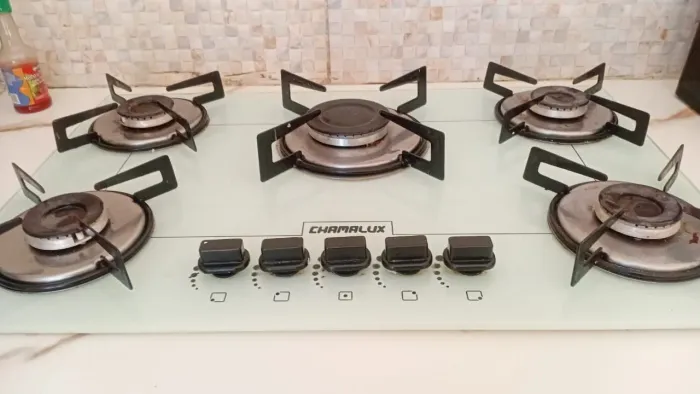 Fogao cooktop 5 bocas usado