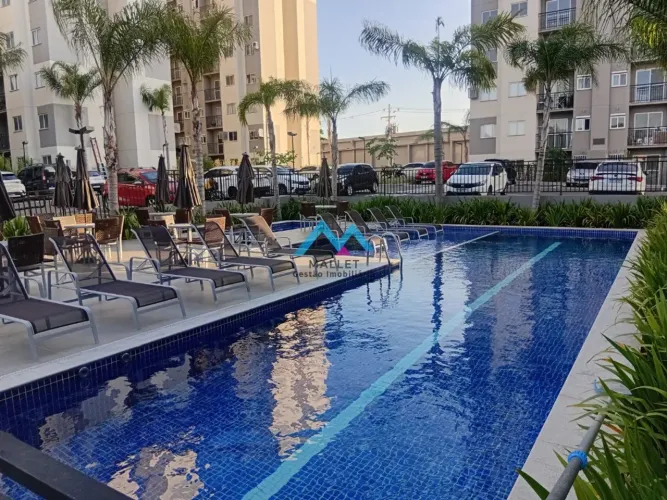 Excelente apartamento de 2 quartos, 42 m², com varanda e vaga de garagem, à venda Condomín