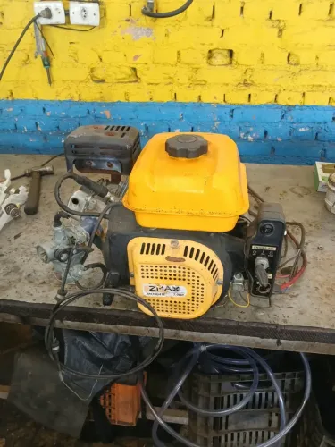 Motor estacionário modificado para ter carburador de moto Biz ?