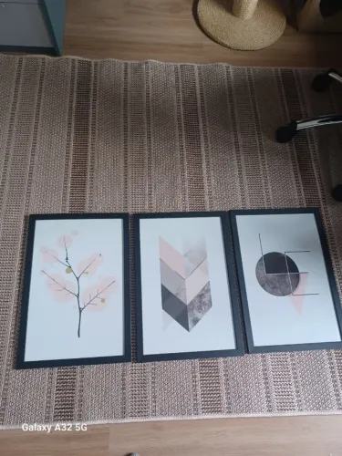 Quadros para enfeite, com moldura e vidro